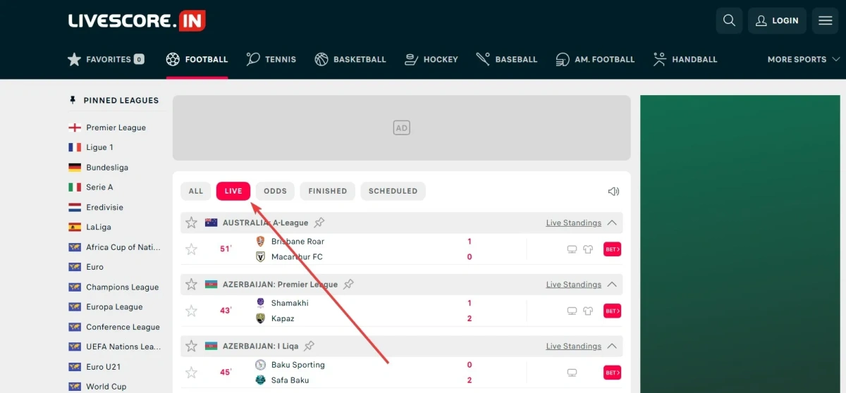 Real-time updates that literally beat your "live" TV broadcast